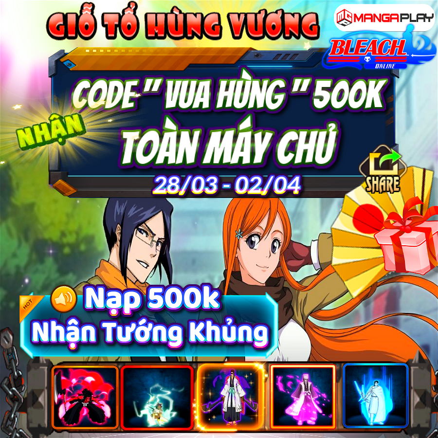 Nạp 500k Nhận Tướng Cực Phẩm